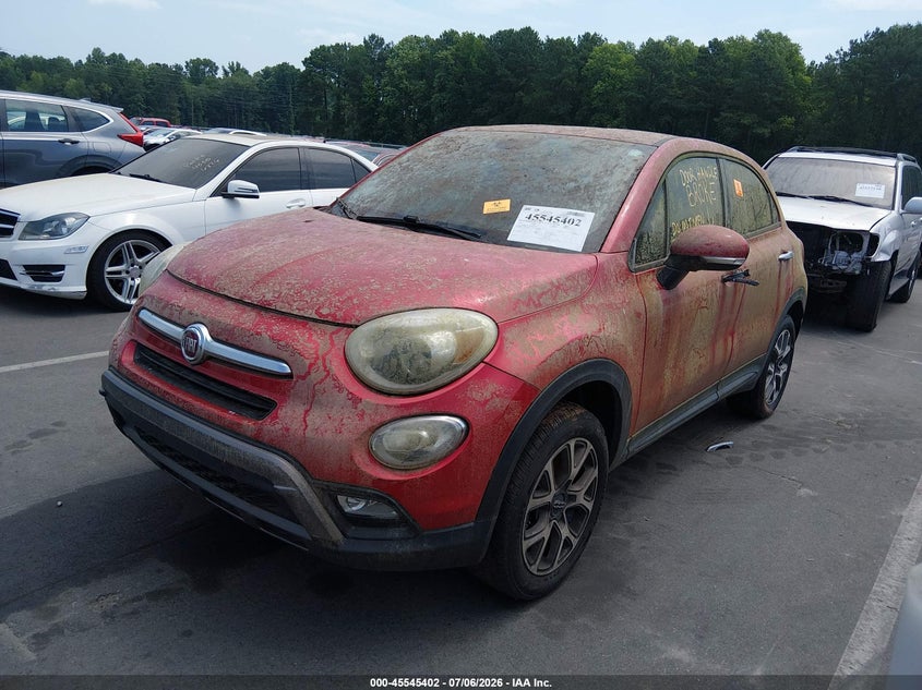2016 Fiat 500x VIN ZFBCFYCT0GP368716 IAAI salvage auction — NORMAL WEAR, Clear (North Carolina), sold $325 on 2026-07-29 (photo 2)