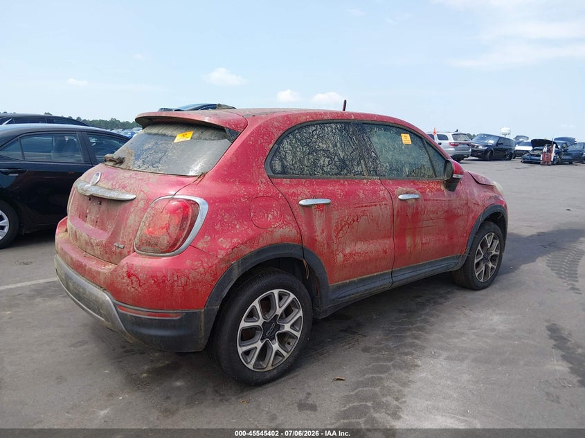 2016 Fiat 500x VIN ZFBCFYCT0GP368716 IAAI salvage auction — NORMAL WEAR, Clear (North Carolina), sold $325 on 2026-07-29 (photo 4)