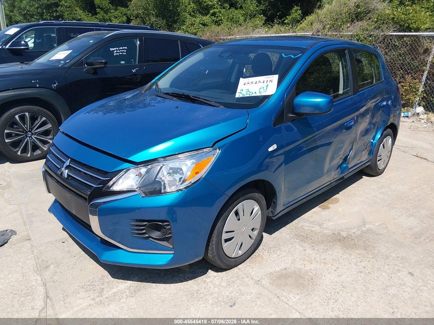 2024 Mitsubishi Mirage VIN ML32AUHJ4RH028038 IAAI salvage auction — LEFT SIDE, Enterprise Vehicles Clear Only (South Dakota), sold $7,475 on 2026-07-13 (photo 2)