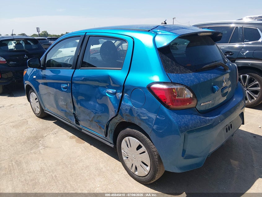 2024 Mitsubishi Mirage VIN ML32AUHJ4RH028038 IAAI salvage auction — SIDE, Enterprise Vehicles Clear Only (South Dakota), sold $5,700 on 2026-07-09 (photo 3)