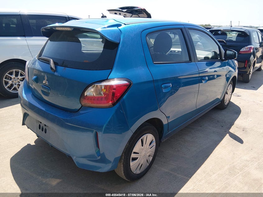 2024 Mitsubishi Mirage VIN ML32AUHJ4RH028038 IAAI salvage auction — LEFT SIDE, Enterprise Vehicles Clear Only (South Dakota), sold $7,475 on 2026-07-13 (photo 4)