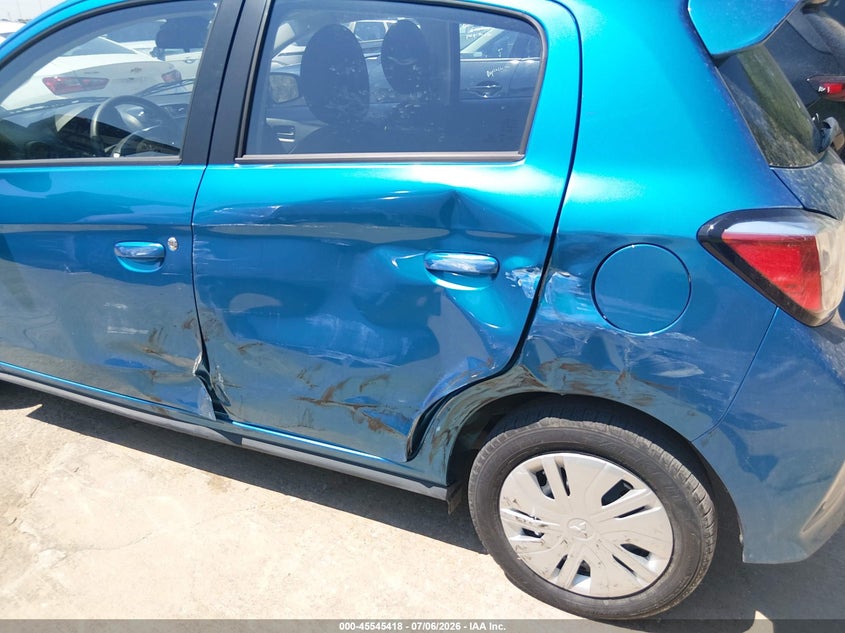 2024 Mitsubishi Mirage VIN ML32AUHJ4RH028038 IAAI salvage auction — LEFT SIDE, Enterprise Vehicles Clear Only (South Dakota), sold $7,475 on 2026-07-13 (photo 6)