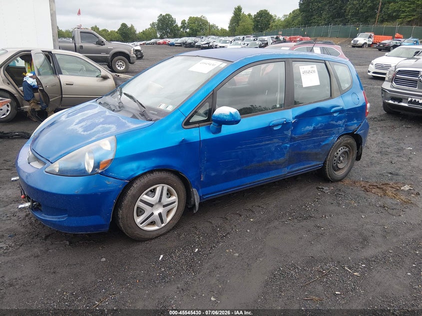 2008 Honda Fit VIN JHMGD37488S030374 IAAI salvage auction — SIDE, Salvage (Pennsylvania), sold $300 on 2026-07-17 (photo 2)