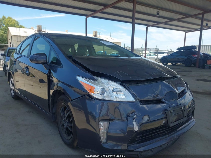 2014 Toyota Prius VIN JTDKN3DU2E1767665 IAAI salvage auction — FRONT END, Salvage (California), sold $2,150 on 2026-07-21 (photo 1)