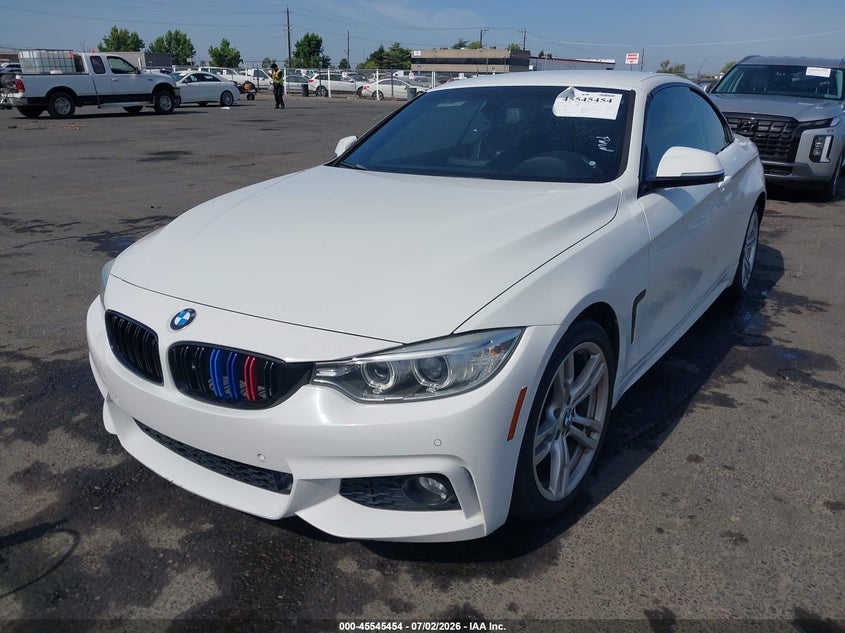 2014 BMW 4er VIN WBA3V5C55EP747995 IAAI salvage auction — FRONT END, Salvage (California), sold $2,350 on 2026-08-05 (photo 2)