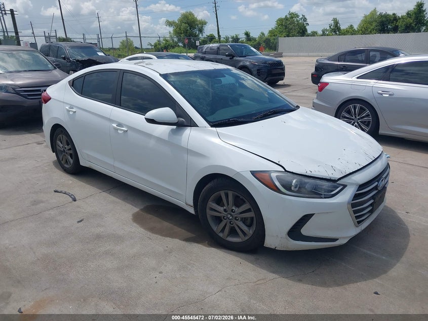 2017 Hyundai Elantra VIN 5NPD84LF5HH038355 IAAI salvage auction — NORMAL WEAR, Original (Texas), sold $1,550 on 2026-07-10 (photo 1)