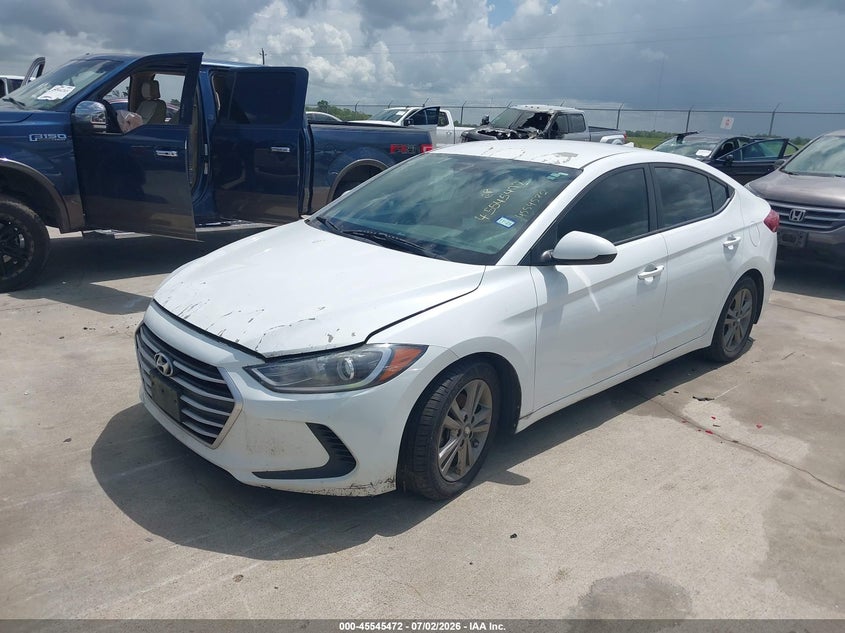 2017 Hyundai Elantra VIN 5NPD84LF5HH038355 IAAI salvage auction — NORMAL WEAR, Original (Texas), sold $1,550 on 2026-07-10 (photo 2)