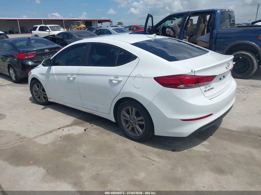2017 Hyundai Elantra VIN 5NPD84LF5HH038355 IAAI salvage auction — NORMAL WEAR, Original (Texas), sold $1,550 on 2026-07-10 (photo 3)