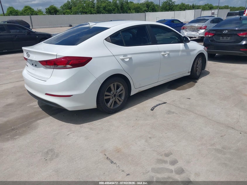 2017 Hyundai Elantra VIN 5NPD84LF5HH038355 IAAI salvage auction — NORMAL WEAR, Original (Texas), sold $1,550 on 2026-07-10 (photo 4)