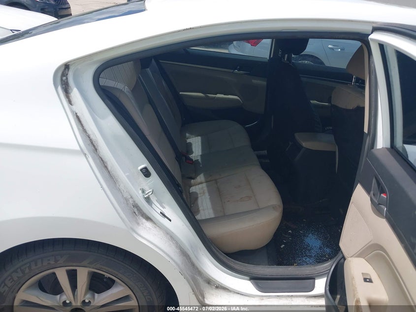 2017 Hyundai Elantra VIN 5NPD84LF5HH038355 IAAI salvage auction — NORMAL WEAR, Original (Texas), sold $1,550 on 2026-07-10 (photo 8)
