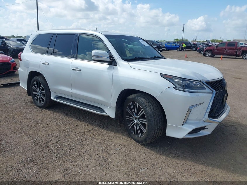 2020 Lexus Lx VIN JTJDY7AX0L4327961 IAAI salvage auction — REAR END, Salvage Title, sold $55,000 on 2026-08-26 (photo 1)