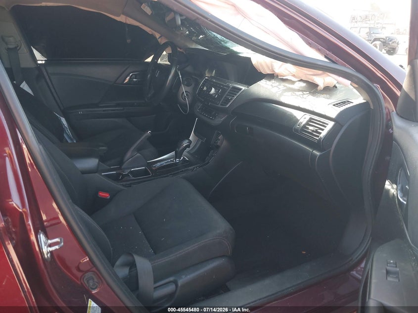 2015 Honda Accord VIN 1HGCR2F52FA262513 IAAI salvage auction — ROLLOVER, Salvage (California), sold $750 on 2026-07-20 (photo 5)