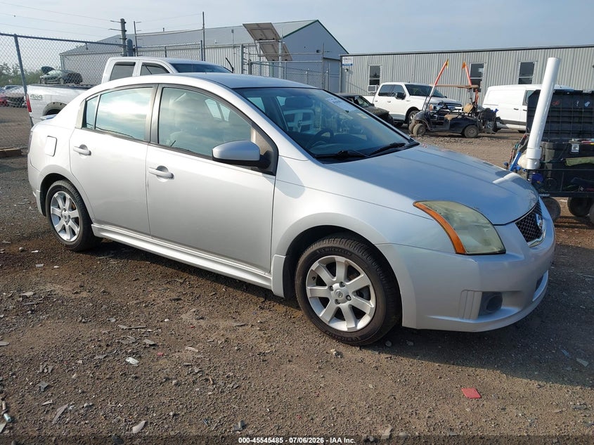 2012 Nissan Sentra VIN 3N1AB6APXCL670419 IAAI salvage auction — LEFT SIDE, Salvage (Ohio), sold $500 on 2026-07-24 (photo 1)
