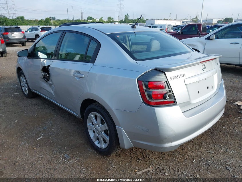 2012 Nissan Sentra VIN 3N1AB6APXCL670419 IAAI salvage auction — LEFT SIDE, Salvage (Ohio), sold $500 on 2026-07-24 (photo 3)