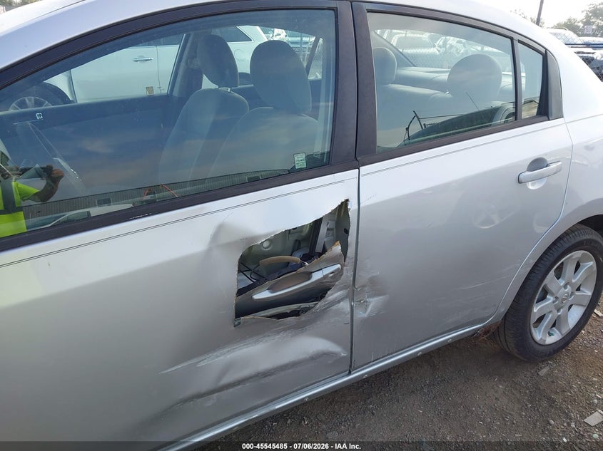 2012 Nissan Sentra VIN 3N1AB6APXCL670419 IAAI salvage auction — LEFT SIDE, Salvage (Ohio), sold $500 on 2026-07-24 (photo 6)