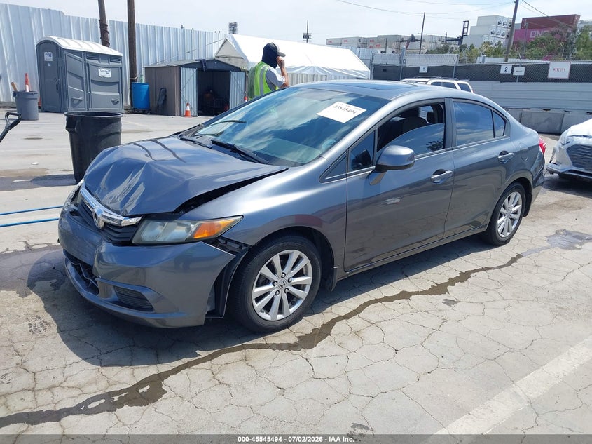 2012 Honda Civic VIN 19XFB2F8XCE312514 IAAI salvage auction — FRONT END, Wait Title, sold $1,650 on 2026-09-02 (photo 2)