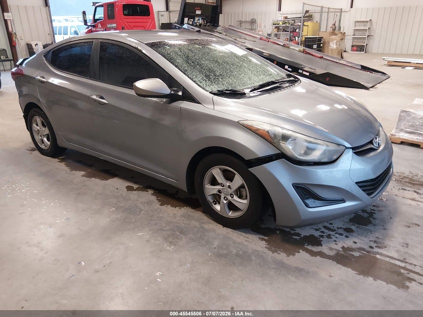 2014 Hyundai Elantra VIN KMHDH4AEXEU065963 IAAI salvage auction — NORMAL WEAR, Clear (Louisiana), sold $275 on 2026-07-29 (photo 1)