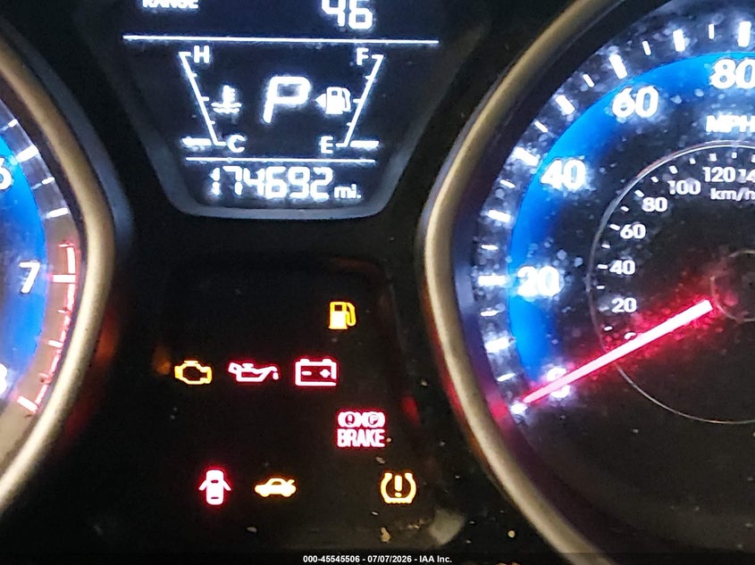 2014 Hyundai Elantra VIN KMHDH4AEXEU065963 IAAI salvage auction — NORMAL WEAR, Clear (Louisiana), sold $275 on 2026-07-29 (photo 7)