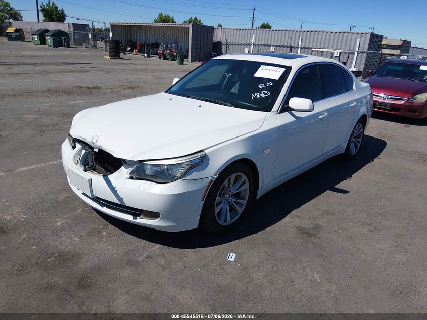 2009 BMW 5 series VIN WBANW13539C160738 IAAI salvage auction — FRONT END, Salvage (California), sold $750 on 2026-07-19 (photo 2)