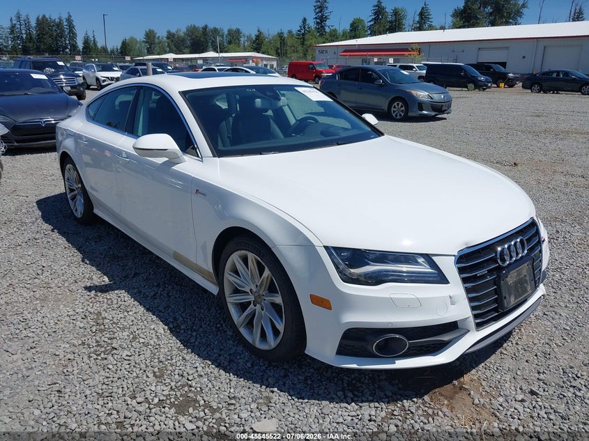 2012 Audi A7 VIN WAUSGAFC5CN018655 IAAI salvage auction — FRONT END, Bill Of Sale (Washington), sold $3,550 on 2026-07-29 (photo 1)