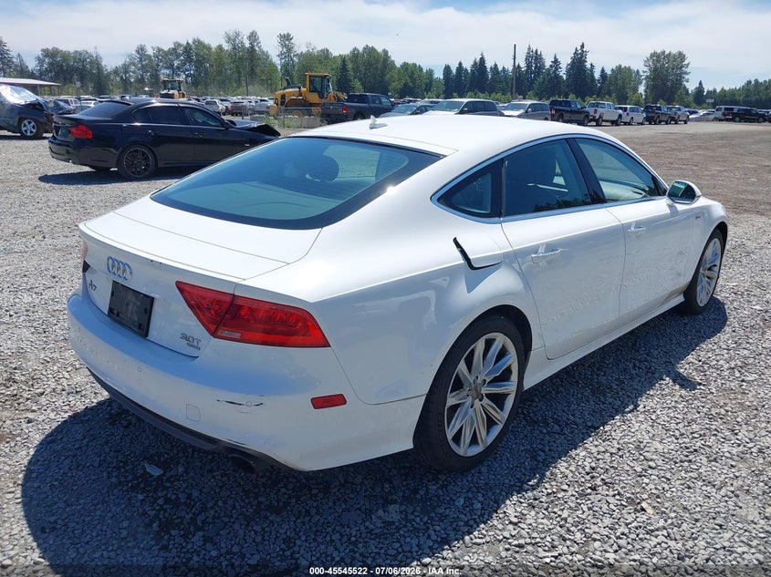 2012 Audi A7 VIN WAUSGAFC5CN018655 IAAI salvage auction — FRONT END, Bill Of Sale (Washington), sold $3,550 on 2026-07-29 (photo 4)