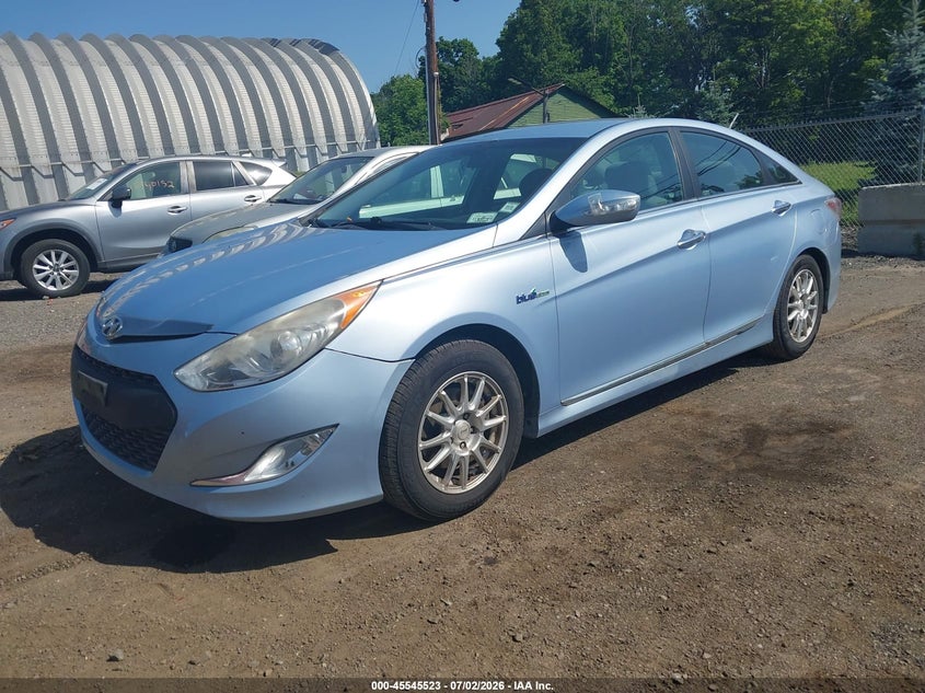 2011 Hyundai Sonata hybrid VIN KMHEC4A49BA004742 IAAI salvage auction — NORMAL WEAR, Clear (New York), sold $700 on 2026-07-23 (photo 2)
