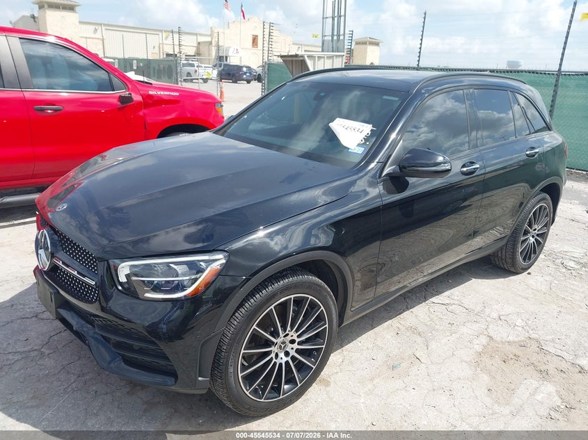 2021 Mercedes-benz Glc VIN W1N0G8DB0MV267534 IAAI salvage auction — RIGHT FRONT, Wait Title, sold $9,000 on 2026-08-21 (photo 2)