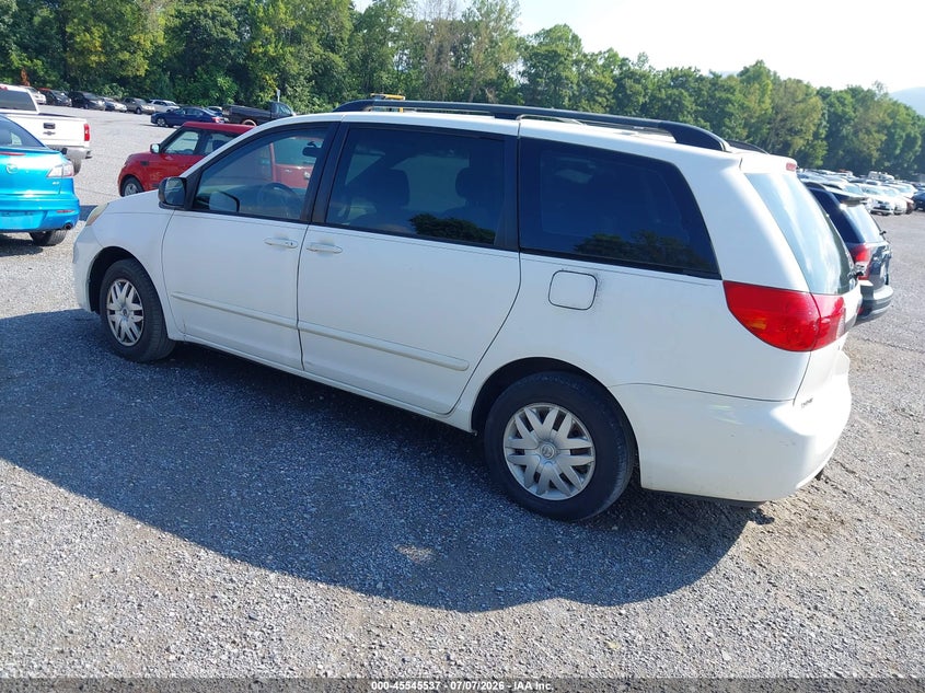 2006 Toyota Sienna VIN 5TDZA23C26S450129 IAAI salvage auction — NORMAL WEAR, Clear (Virginia), sold $500 on 2026-07-21 (photo 3)