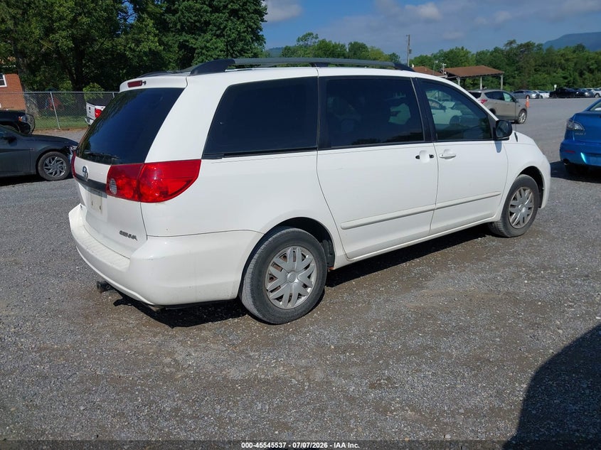 2006 Toyota Sienna VIN 5TDZA23C26S450129 IAAI salvage auction — NORMAL WEAR, Clear (Virginia), sold $500 on 2026-07-21 (photo 4)