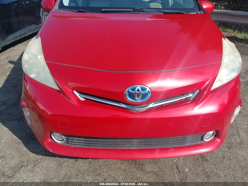 2013 Toyota Prius v VIN JTDZN3EU2D3196954 IAAI salvage auction — NORMAL WEAR, Clear (Florida), sold $2,900 on 2026-07-09 (photo 6)