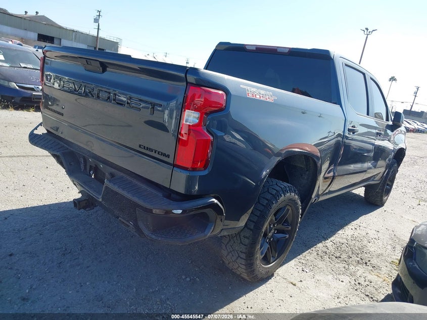 2021 Chevrolet Silverado VIN 1GCPYCEF2MZ303112 IAAI salvage auction — REAR END, Salvage Certificate (California), sold $13,500 on 2026-07-24 (photo 4)