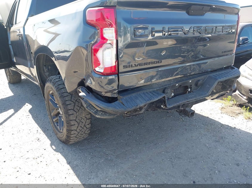 2021 Chevrolet Silverado VIN 1GCPYCEF2MZ303112 IAAI salvage auction — REAR END, Salvage Certificate (California), sold $13,500 on 2026-07-24 (photo 6)