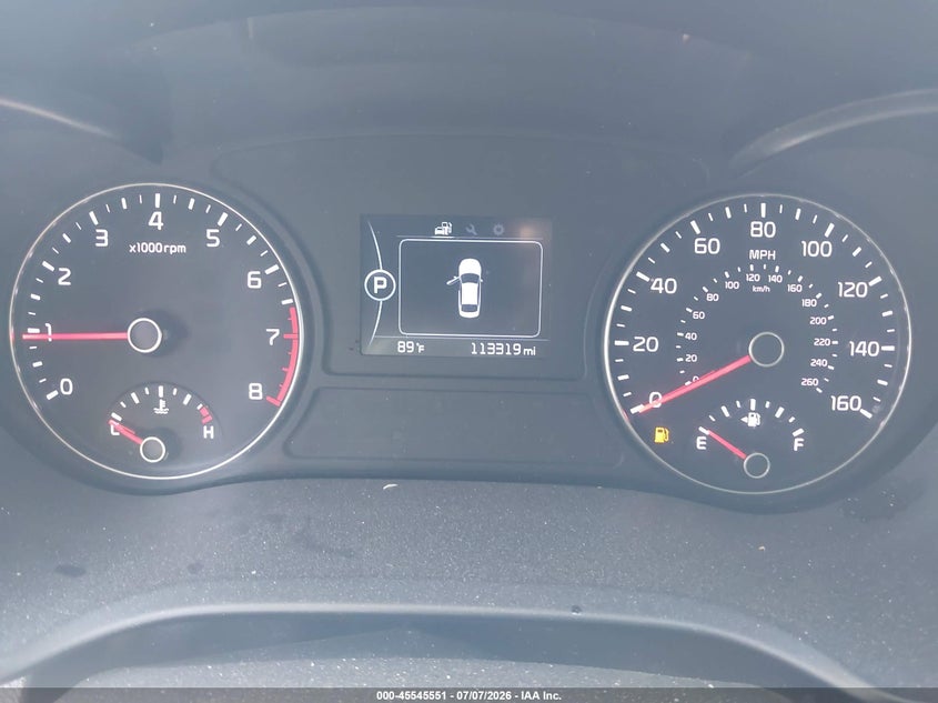 2016 Kia Optima VIN 5XXGU4L39GG052753 IAAI salvage auction — NORMAL WEAR, Original (Texas), sold $1,450 on 2026-08-01 (photo 7)