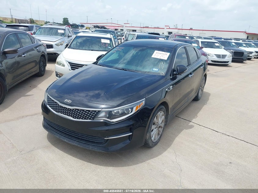 2016 Kia Optima VIN 5XXGU4L39GG052753 IAAI salvage auction — NORMAL WEAR, Original (Texas), sold $1,450 on 2026-08-01 (photo 2)