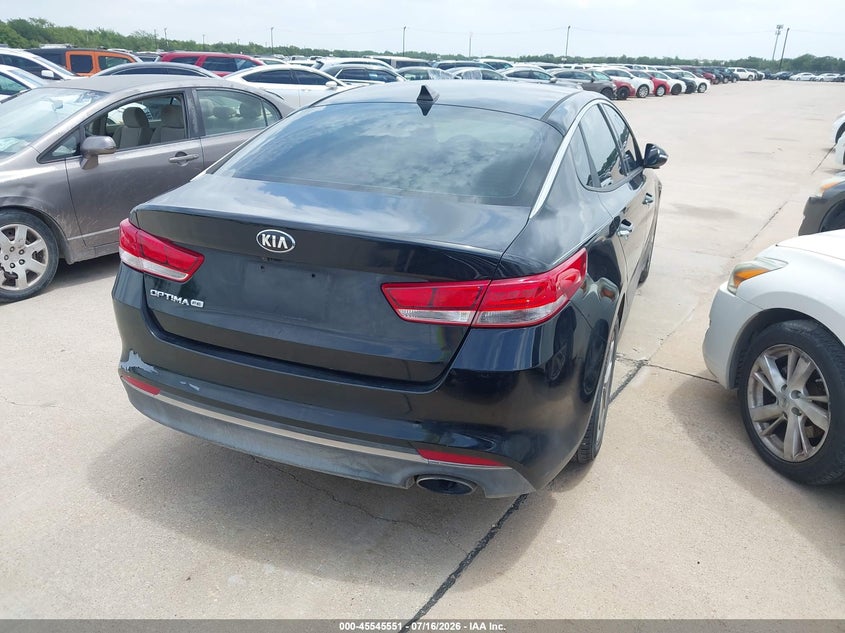 2016 Kia Optima VIN 5XXGU4L39GG052753 IAAI salvage auction — NORMAL WEAR, Original (Texas), sold $1,450 on 2026-08-01 (photo 4)