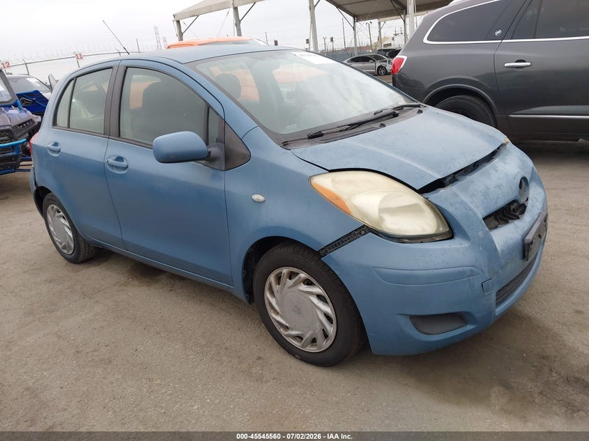 2009 Toyota Yaris VIN JTDKT903895256062 IAAI salvage auction — FRONT END, Salvage (California), sold $25 on 2026-07-29 (photo 1)