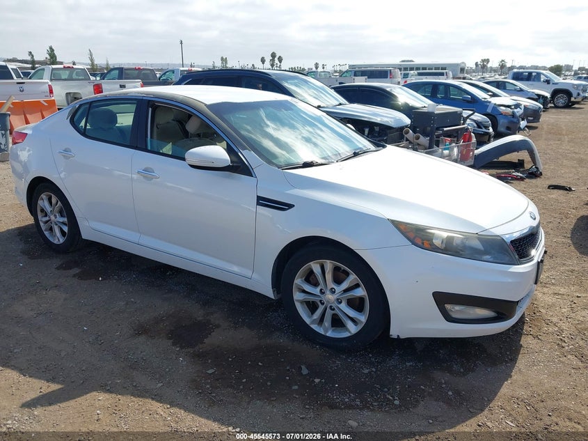 2013 Kia Optima VIN 5XXGM4A70DG190019 IAAI salvage auction — NORMAL WEAR, Clear - Dealer Only (California), sold $1,000 on 2026-07-13 (photo 1)