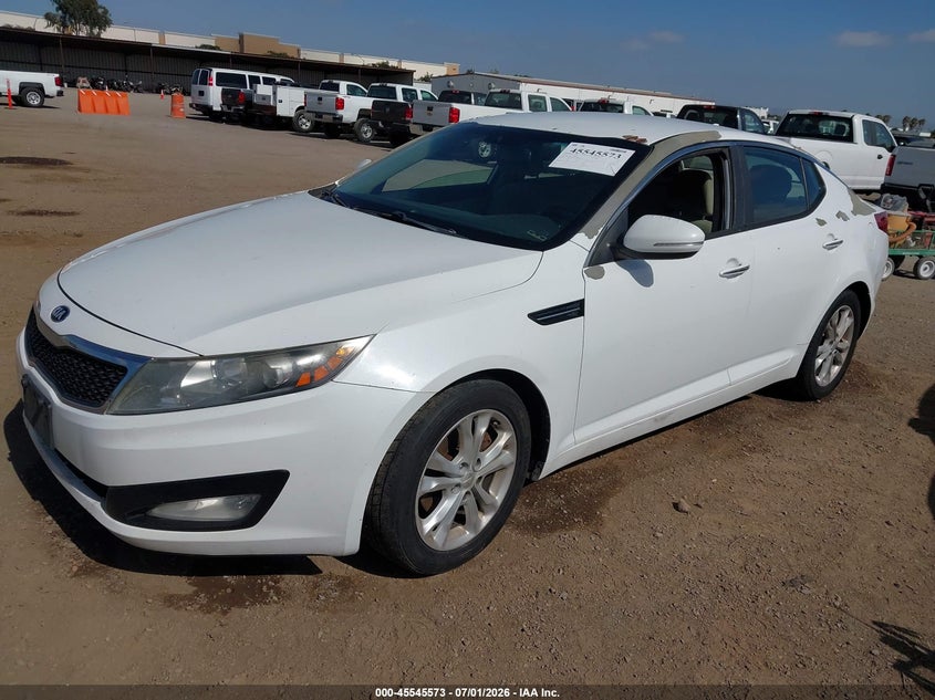 2013 Kia Optima VIN 5XXGM4A70DG190019 IAAI salvage auction — NORMAL WEAR, Clear - Dealer Only (California), sold $1,000 on 2026-07-13 (photo 2)