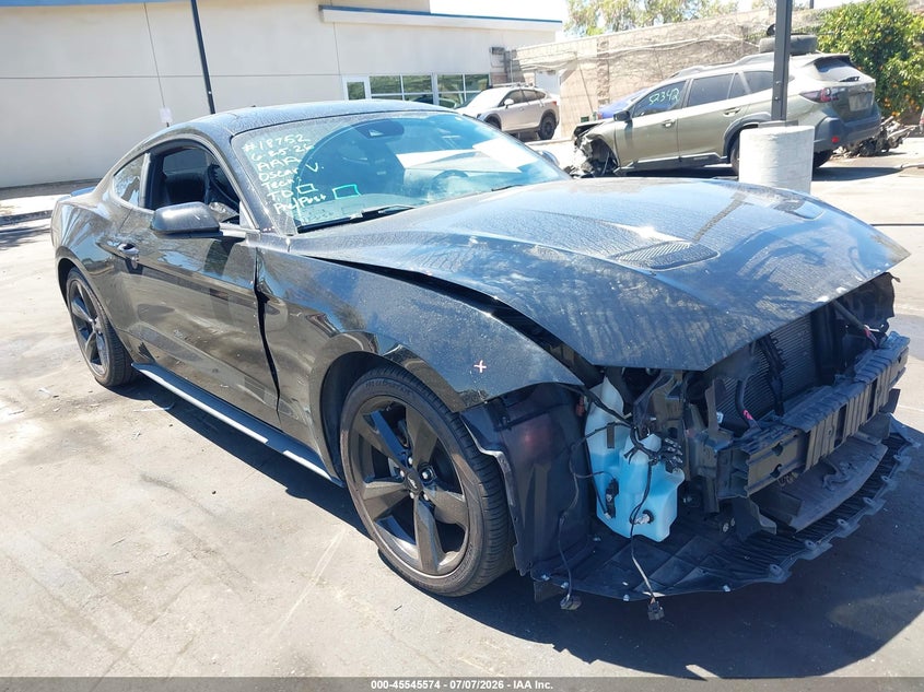 2021 Ford Mustang VIN 1FA6P8TH8M5146604 IAAI salvage auction — FRONT END, Salvage Title, sold $2,050 on 2026-07-24 (photo 1)