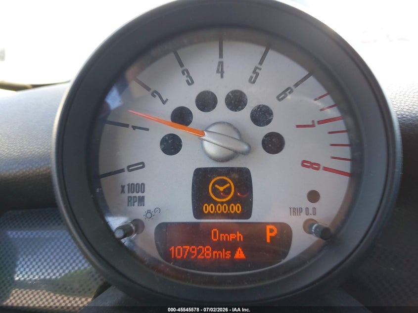 2013 Mini Hardtop VIN WMWSV3C59DT389046 IAAI salvage auction — NORMAL WEAR, Clear (New Mexico), sold $375 on 2026-07-27 (photo 7)