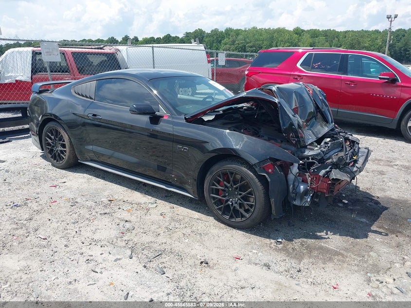 2017 Ford Mustang VIN 1FA6P8CF3H5279243 IAAI salvage auction — FRONT END, Salvage (Georgia), sold $3,200 on 2026-07-29 (photo 1)