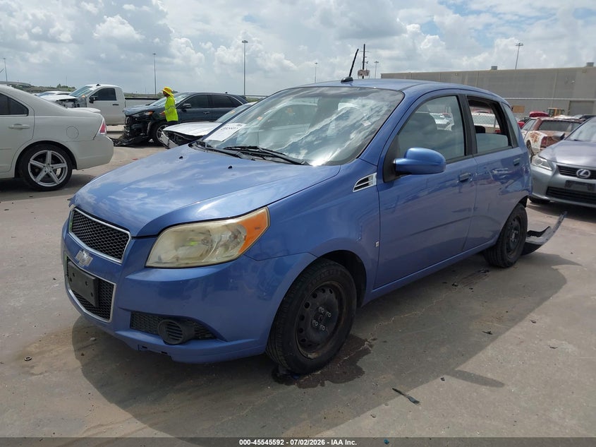 2009 Chevrolet Aveo VIN KL1TD66E79B316236 IAAI salvage auction — REAR END, Salvage (Texas), sold $250 on 2026-08-02 (photo 2)