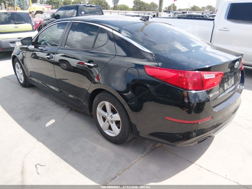 2014 Kia Optima VIN 5XXGM4A7XEG263351 IAAI salvage auction — NORMAL WEAR, Original (Texas), sold $900 on 2026-07-28 (photo 3)