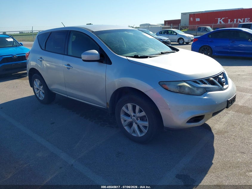 2013 Nissan Murano VIN JN8AZ1MWXDW304376 IAAI salvage auction — STORM DAMAGE, Certificate Of Title (Nebraska), sold $75 on 2026-07-30 (photo 1)
