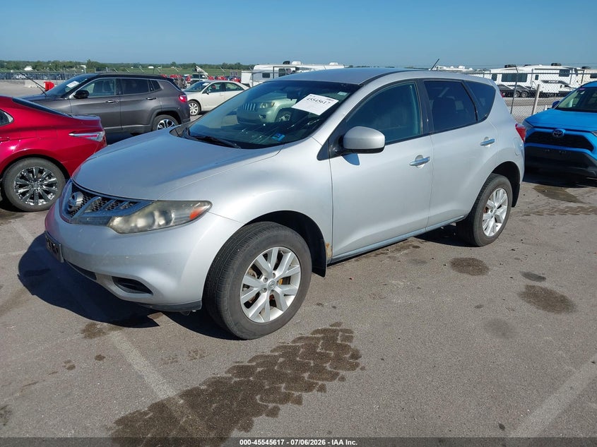 2013 Nissan Murano VIN JN8AZ1MWXDW304376 IAAI salvage auction — STORM DAMAGE, Certificate Of Title (Nebraska), sold $75 on 2026-07-30 (photo 2)