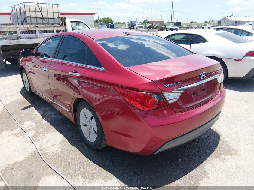 2014 Hyundai Sonata VIN KMHEC4A4XEA109780 IAAI salvage auction — NORMAL WEAR, Original (Texas), sold $325 on 2026-07-29 (photo 3)