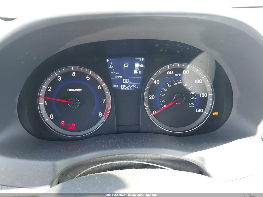 2013 Hyundai Accent VIN KMHCU5AE9DU074231 IAAI salvage auction — REAR END, Salvage (California), sold $1,575 on 2026-07-30 (photo 7)