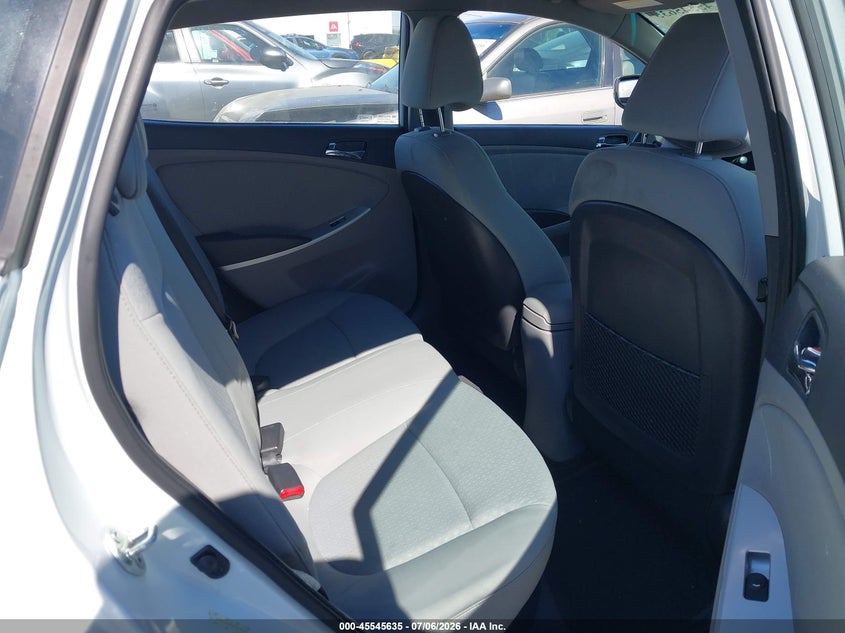 2013 Hyundai Accent VIN KMHCU5AE9DU074231 IAAI salvage auction — REAR END, Salvage (California), sold $1,575 on 2026-07-30 (photo 8)