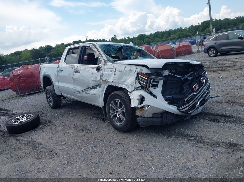 2026 Gmc SIERRA VIN 1GTPHDED0TZ343918 IAAI salvage auction — FRONT END, Certificate Of Destruction (Florida), sold $3,850 on 2026-07-12 (photo 1)