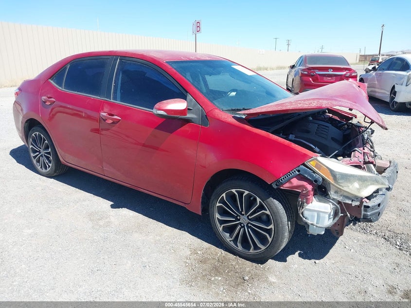 2014 Toyota Corolla VIN 5YFBURHE0EP057491 IAAI salvage auction — FRONT END, Salvage (California), sold $1,200 on 2026-07-13 (photo 1)